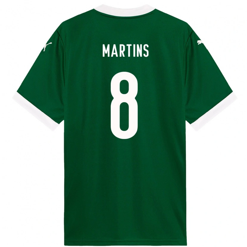 Danxen Kid Diany Martins #8 Green White Home Jersey 2025/26 T-Shirt