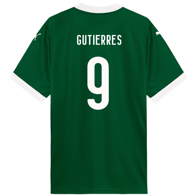 Danxen Kid Amanda Gutierres #9 Green White Home Jersey 2025/26 T-Shirt