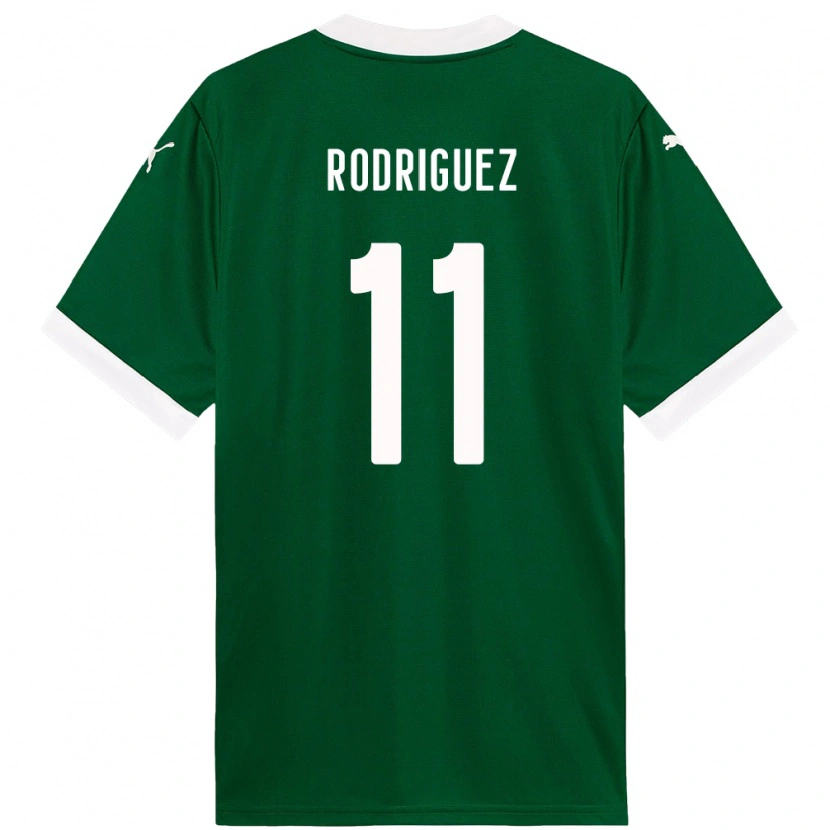 Danxen Kid Yamila Rodríguez #11 Green White Home Jersey 2025/26 T-Shirt