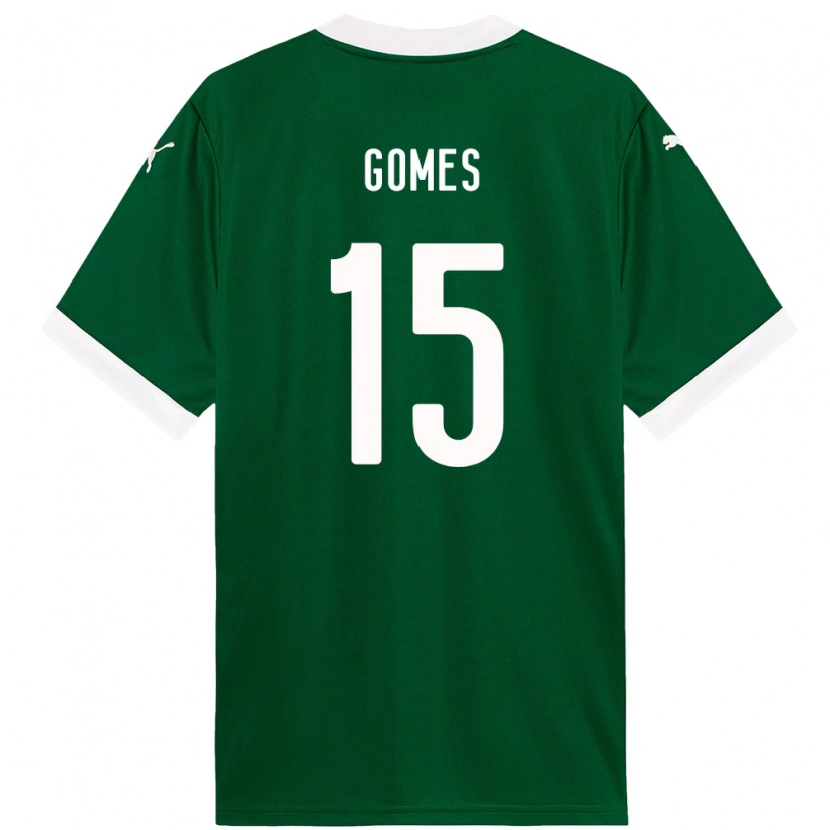 Danxen Kid Bianca Gomes #15 Green White Home Jersey 2025/26 T-Shirt