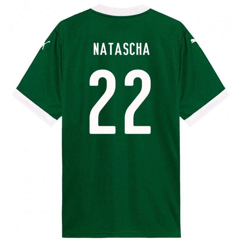 Danxen Kid Natascha #22 Green White Home Jersey 2025/26 T-Shirt