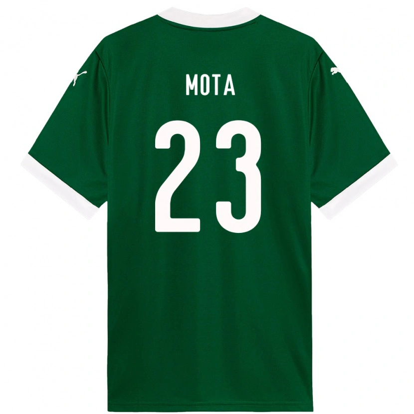 Danxen Kid Flávia Mota #23 Green White Home Jersey 2025/26 T-Shirt