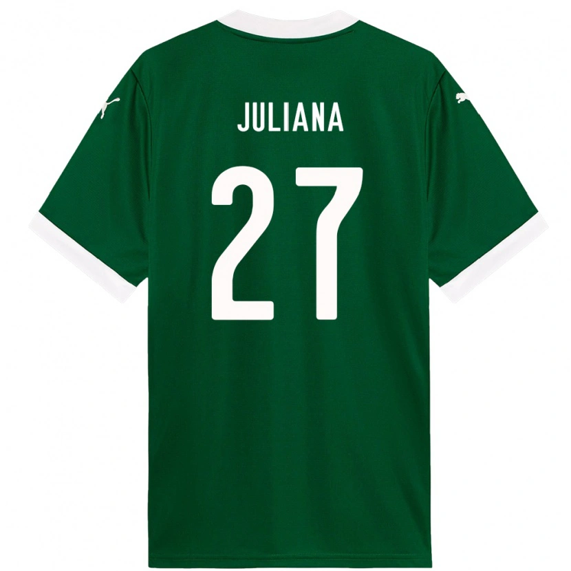 Danxen Kid Juliana #27 Green White Home Jersey 2025/26 T-Shirt