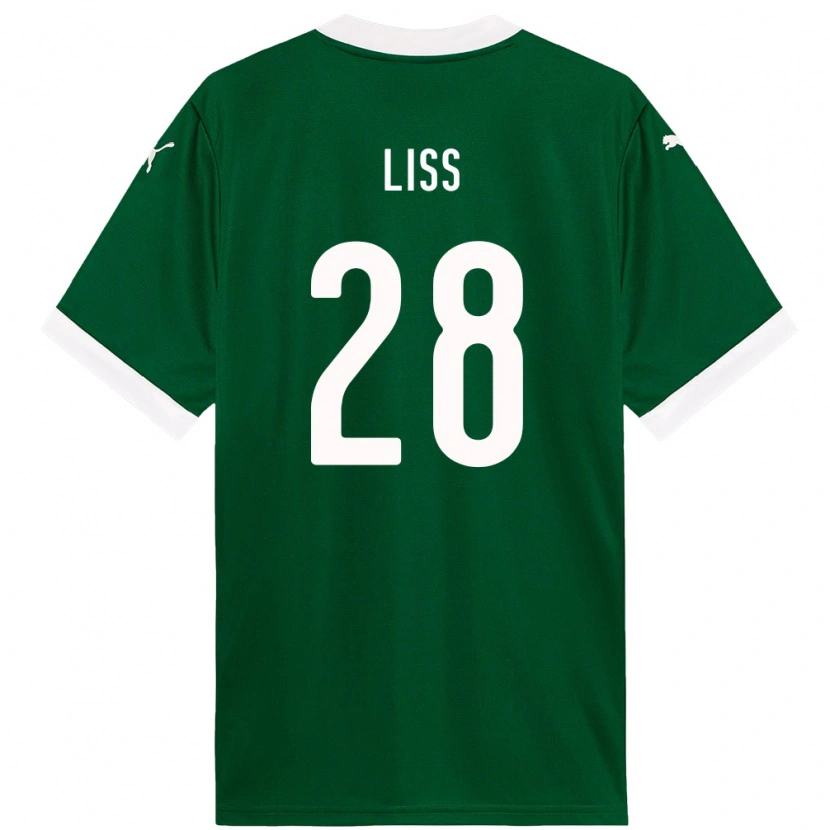 Danxen Kid Victória Liss #28 Green White Home Jersey 2025/26 T-Shirt