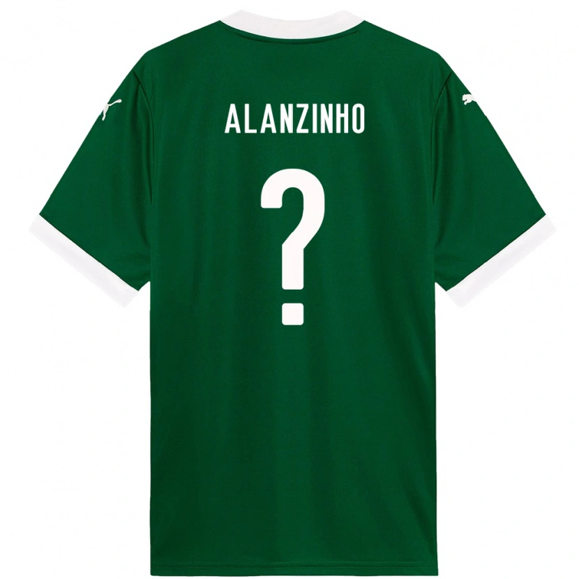 Danxen Kid Alanzinho #0 Green White Home Jersey 2025/26 T-Shirt