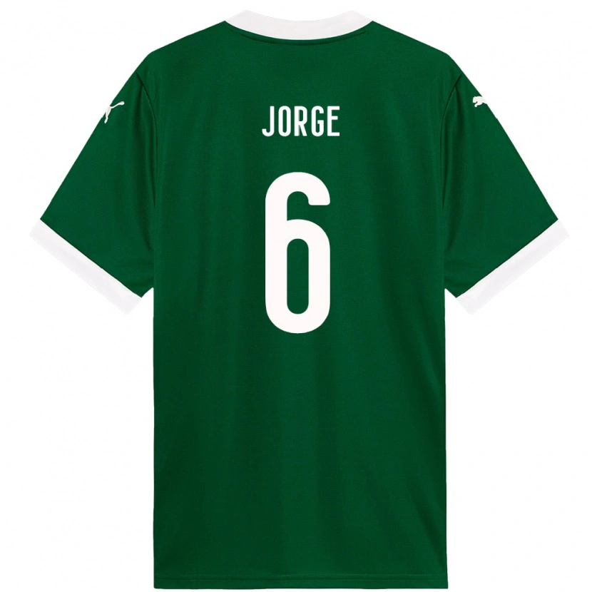 Danxen Kid Jorge #6 Green White Home Jersey 2025/26 T-Shirt