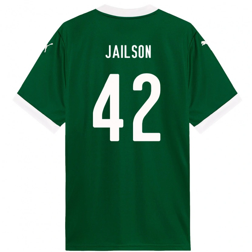 Danxen Kid Jailson #42 Green White Home Jersey 2025/26 T-Shirt