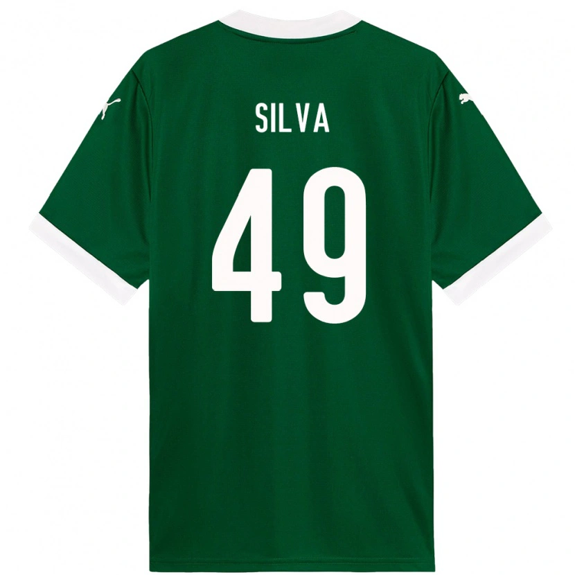 Danxen Kid Gabriel Silva #49 Green White Home Jersey 2025/26 T-Shirt