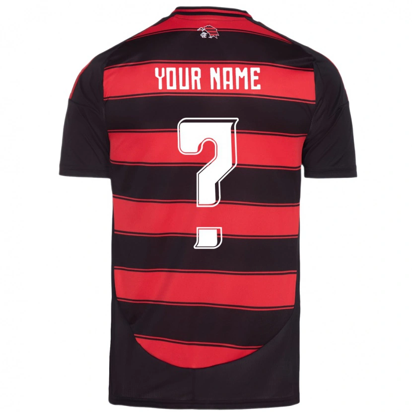 Danxen Kid Your Name #0 Red Black Home Jersey 2025/26 T-Shirt