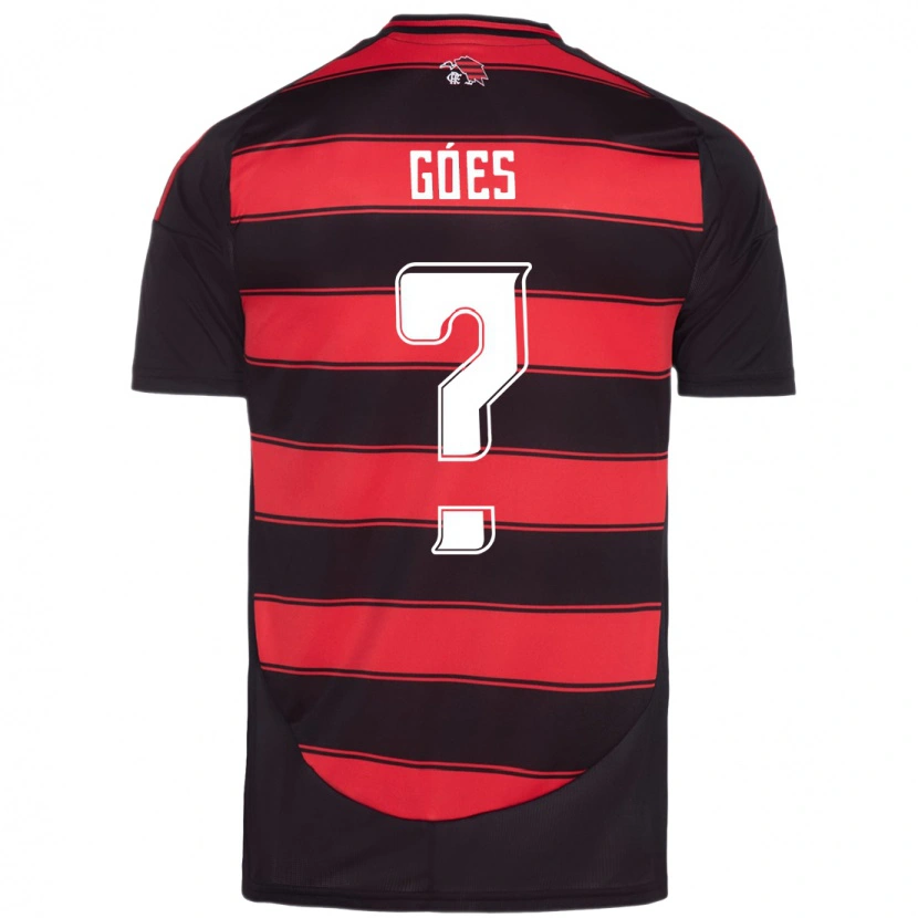 Danxen Kid Johnny Góes #0 Red Black Home Jersey 2025/26 T-Shirt