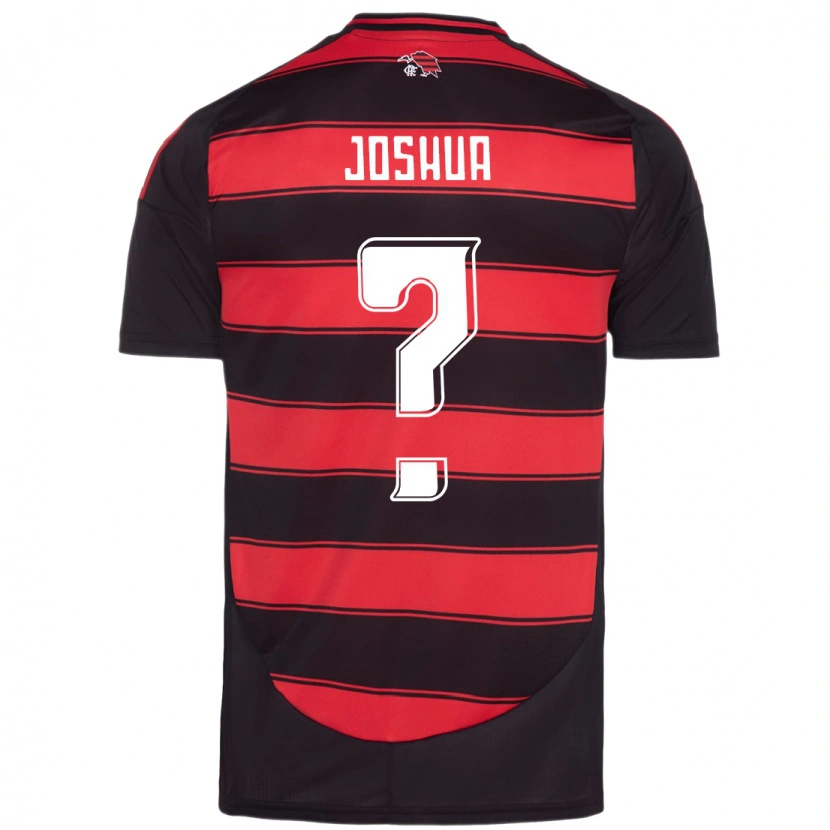 Danxen Kid Joshua #0 Red Black Home Jersey 2025/26 T-Shirt