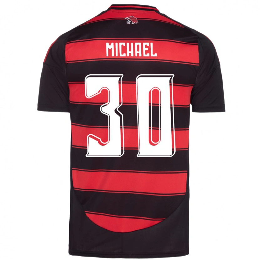 Danxen Kid Michael #30 Red Black Home Jersey 2025/26 T-Shirt