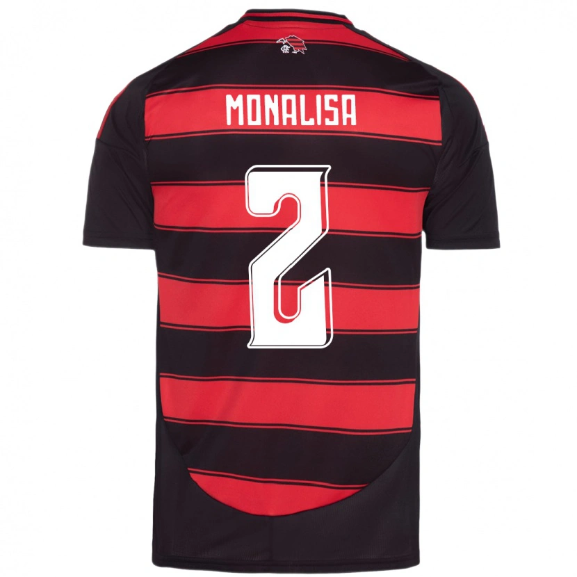 Danxen Kid Monalisa #2 Red Black Home Jersey 2025/26 T-Shirt