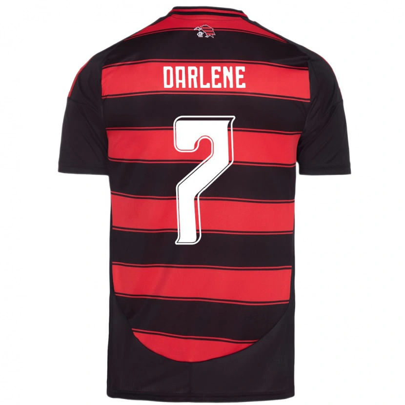 Danxen Kid Darlene #7 Red Black Home Jersey 2025/26 T-Shirt