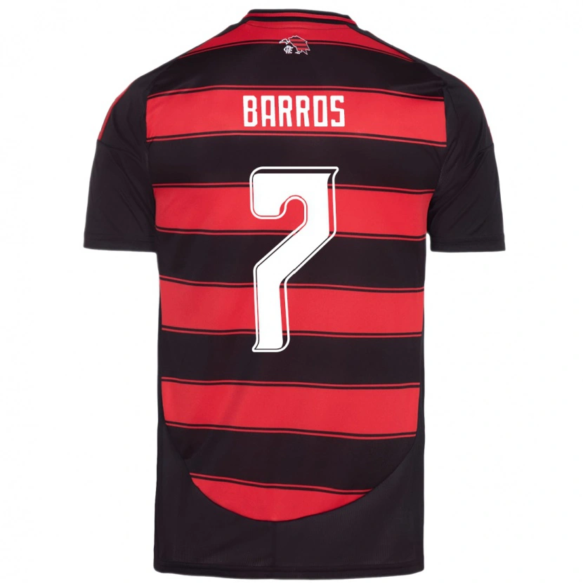 Danxen Kid Rafa Barros #7 Red Black Home Jersey 2025/26 T-Shirt