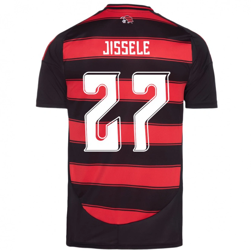 Danxen Kid Jissele #27 Red Black Home Jersey 2025/26 T-Shirt