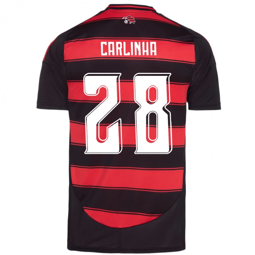 Danxen Kid Carlinha #28 Red Black Home Jersey 2025/26 T-Shirt