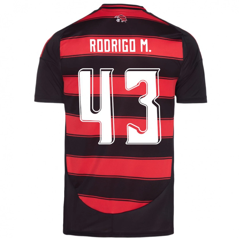 Danxen Kid Rodrigo Muniz #43 Red Black Home Jersey 2025/26 T-Shirt