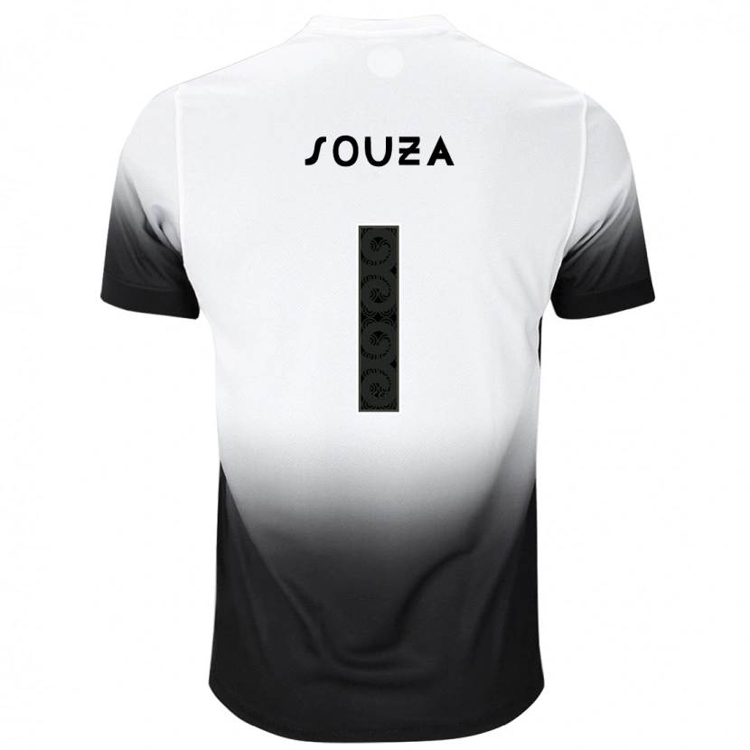 Danxen Kid Hugo Souza #1 White Black Home Jersey 2025/26 T-Shirt