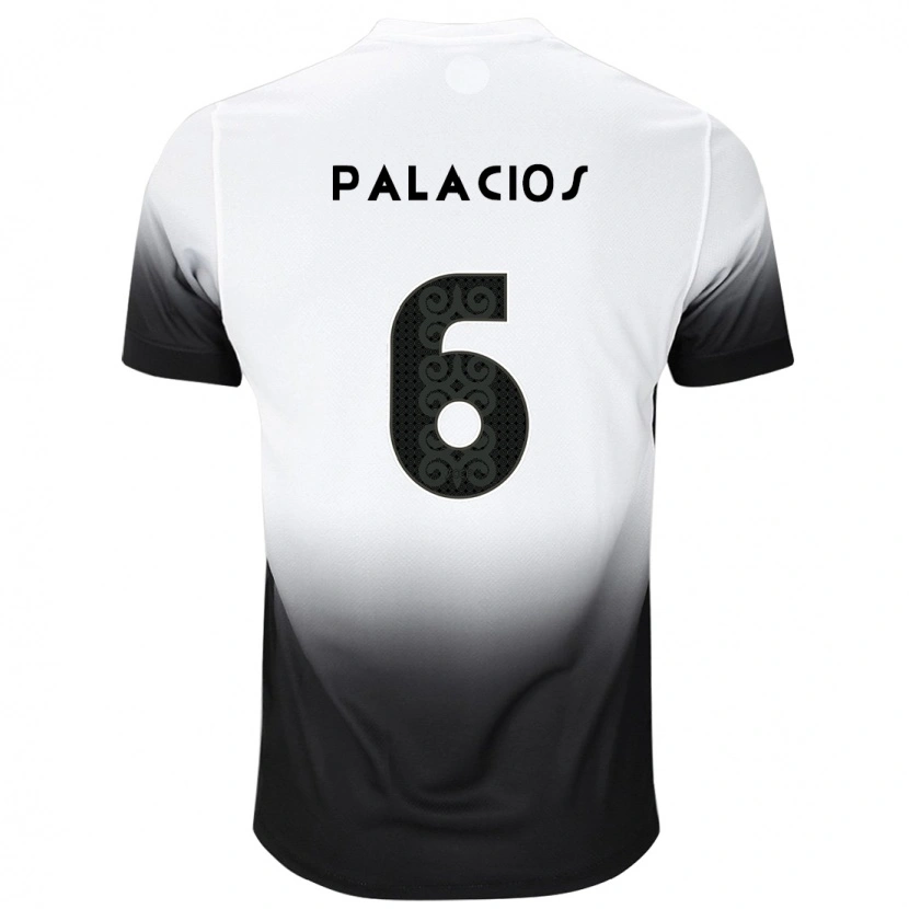 Danxen Kid Diego Palacios #6 White Black Home Jersey 2025/26 T-Shirt