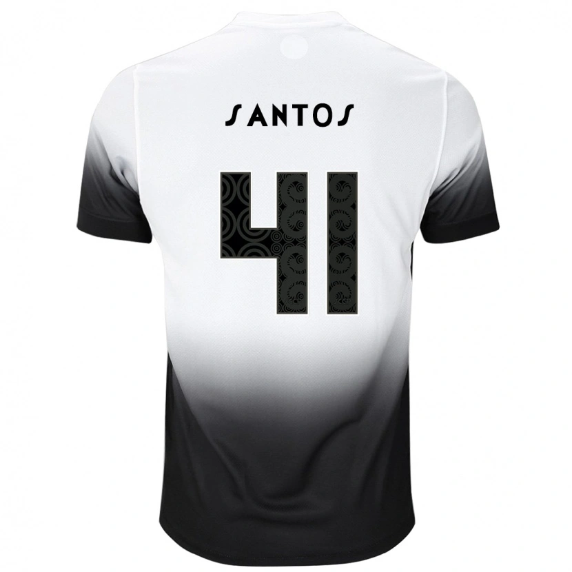 Danxen Kid Renato Santos #41 White Black Home Jersey 2025/26 T-Shirt