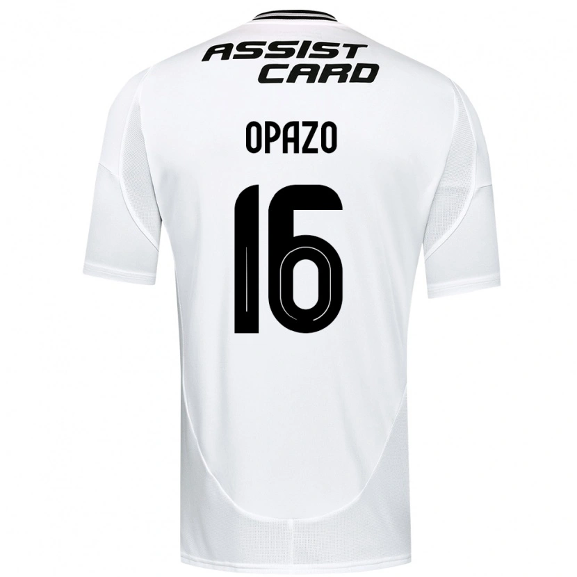 Danxen Kid Óscar Opazo #16 Black White Yellow Home Jersey 2025/26 T-Shirt