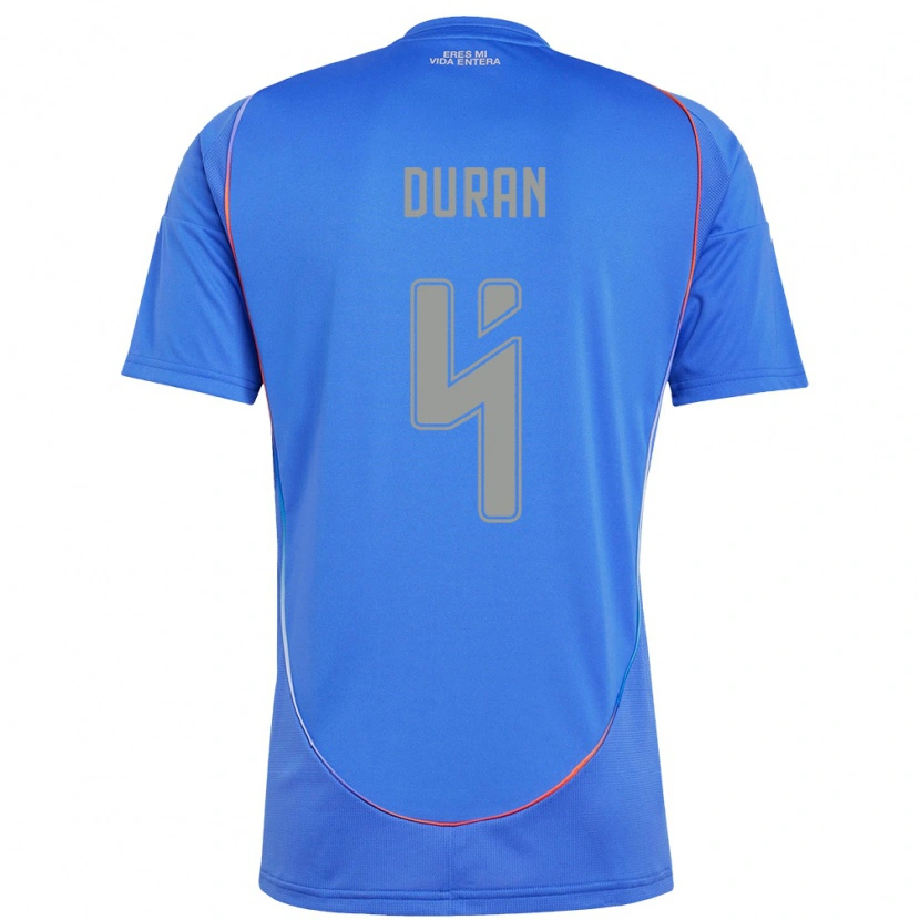 Danxen Kid Ignacia Durán #4 Sky Blue Home Jersey 2025/26 T-Shirt