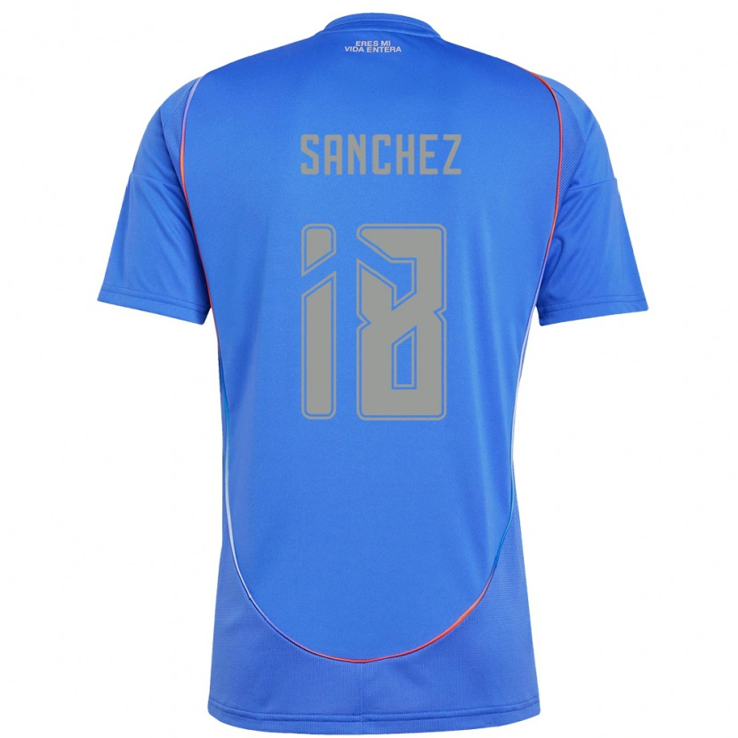 Danxen Kid Bárbara Sánchez #18 Sky Blue Home Jersey 2025/26 T-Shirt