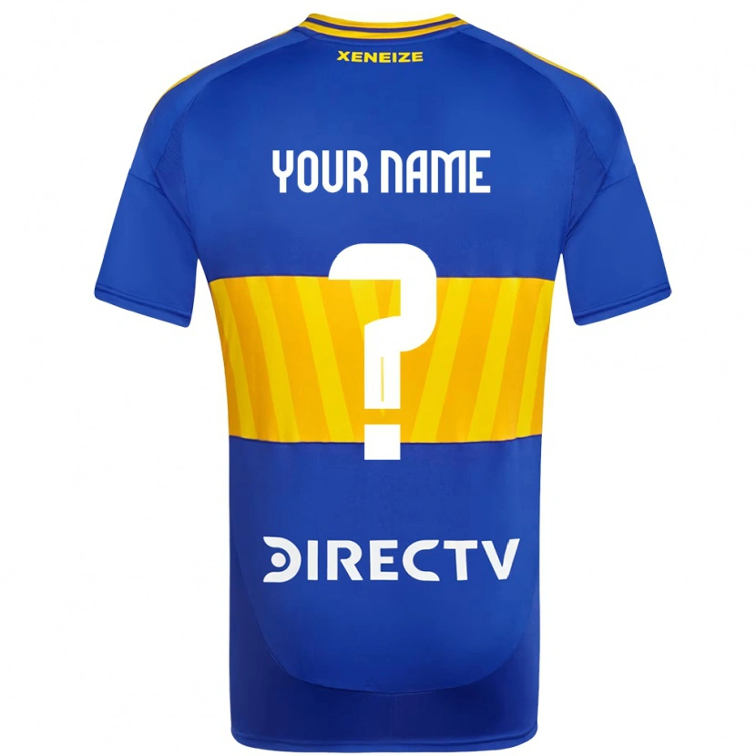 Danxen Kid Your Name #0 Royal Blue Yellow Home Jersey 2025/26 T-Shirt