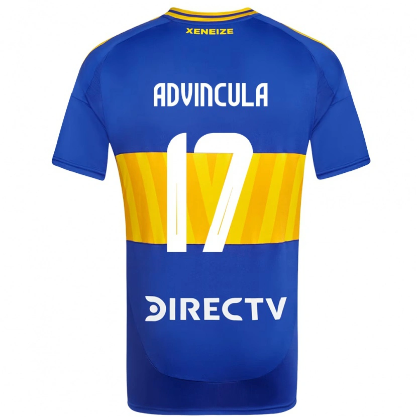 Danxen Kid Luis Advíncula #17 Royal Blue Yellow Home Jersey 2025/26 T-Shirt