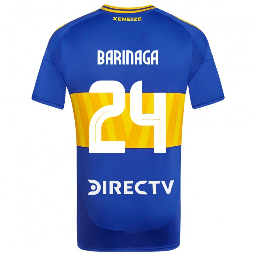 Danxen Kid Juan Barinaga #24 Royal Blue Yellow Home Jersey 2025/26 T-Shirt