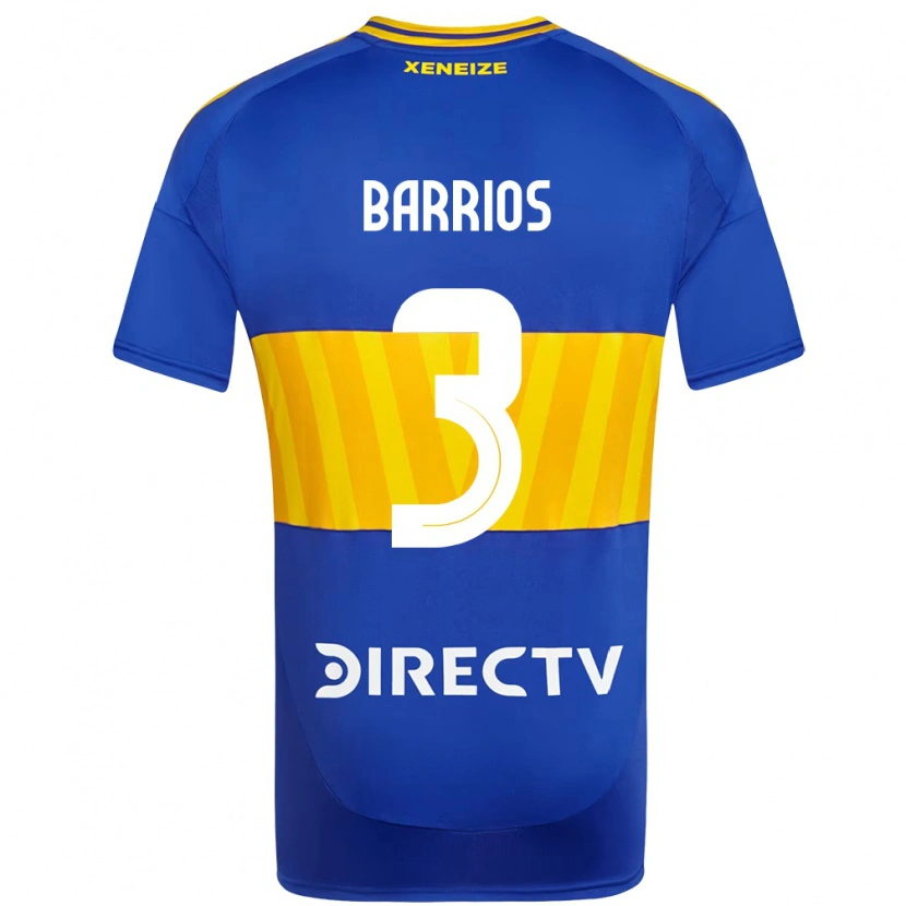 Danxen Kid Gabriela Barrios #3 Royal Blue Yellow Home Jersey 2025/26 T-Shirt