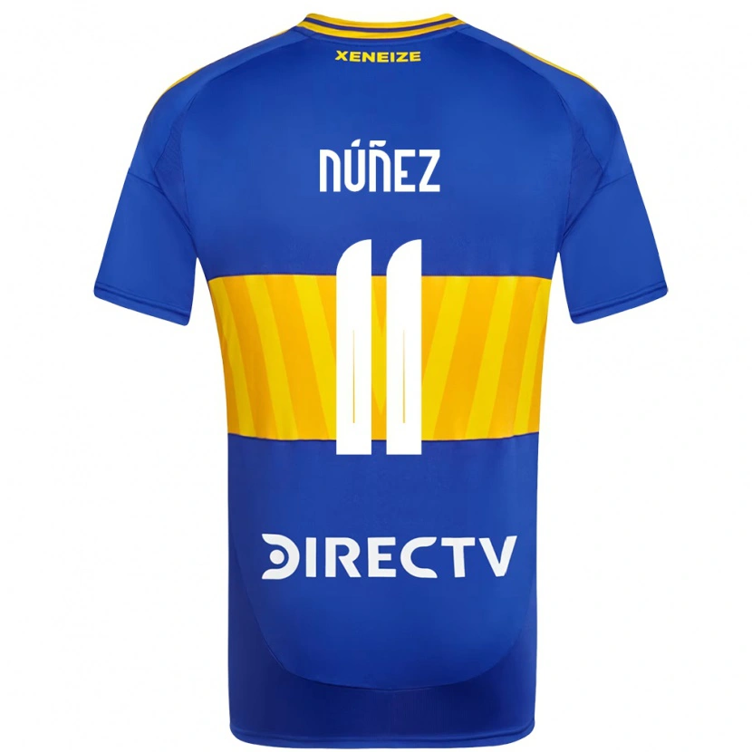 Danxen Kid Kishi Núñez #11 Royal Blue Yellow Home Jersey 2025/26 T-Shirt