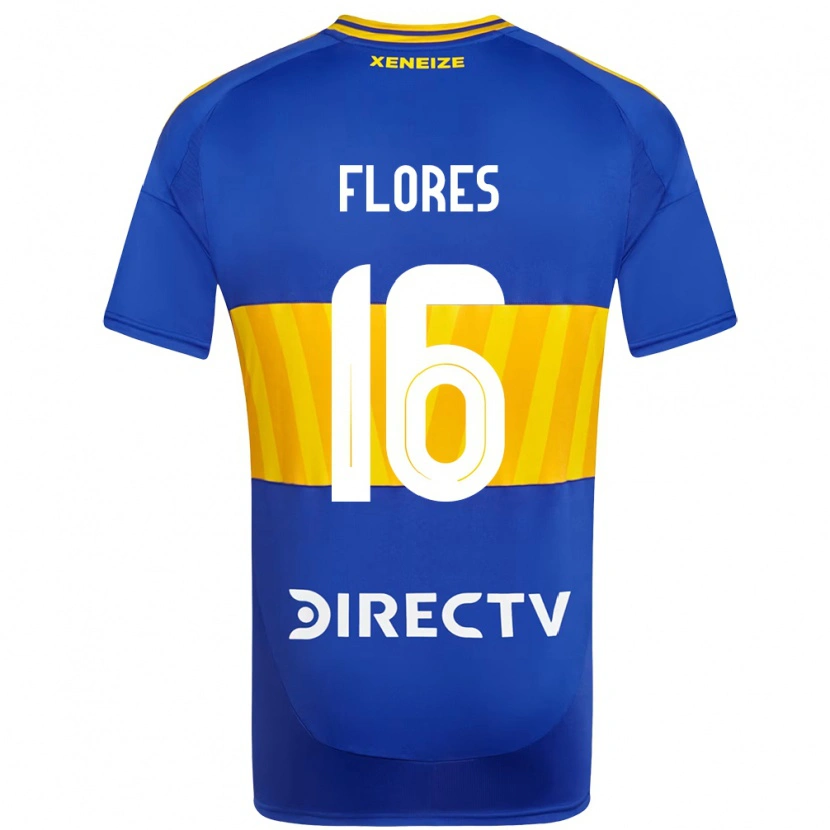 Danxen Kid Eugenia Flores #16 Royal Blue Yellow Home Jersey 2025/26 T-Shirt