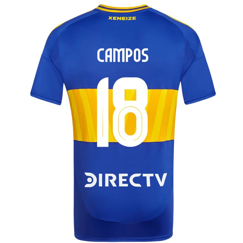 Danxen Kid Brisa Campos #18 Royal Blue Yellow Home Jersey 2025/26 T-Shirt