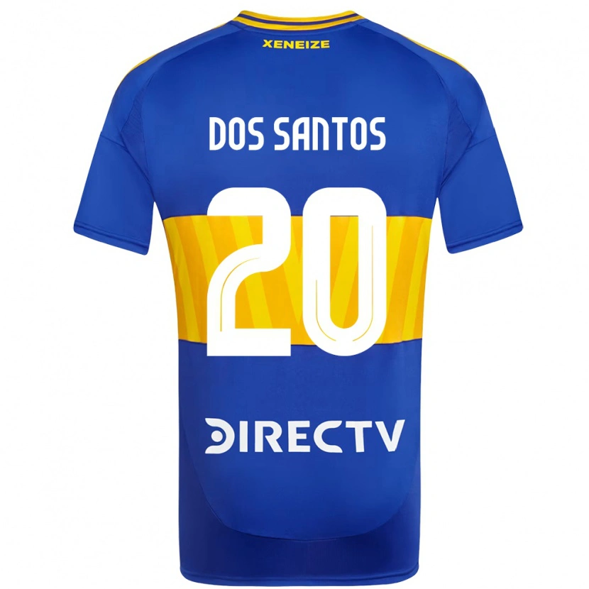 Danxen Kid Celeste Dos Santos #20 Royal Blue Yellow Home Jersey 2025/26 T-Shirt