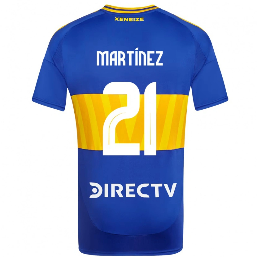 Danxen Kid Julieta Martínez #21 Royal Blue Yellow Home Jersey 2025/26 T-Shirt