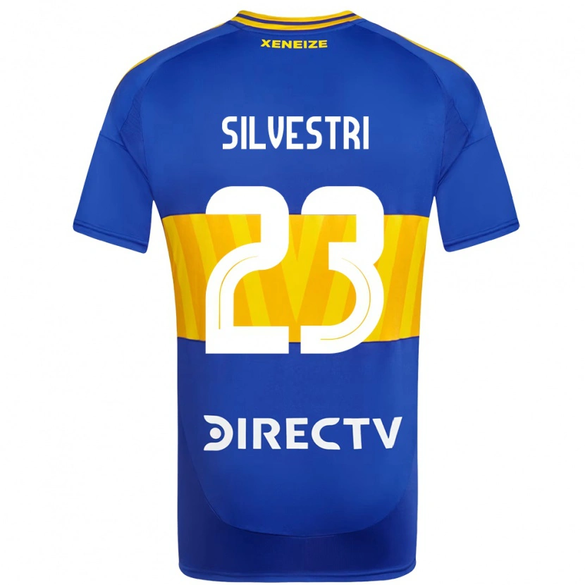 Danxen Kid Delfina Silvestri #23 Royal Blue Yellow Home Jersey 2025/26 T-Shirt