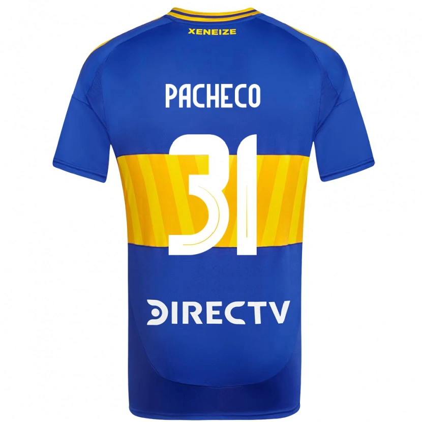 Danxen Kid Costanza Pacheco #31 Royal Blue Yellow Home Jersey 2025/26 T-Shirt