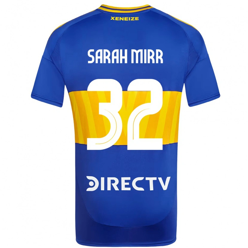 Danxen Kid Sarah Mirr #32 Royal Blue Yellow Home Jersey 2025/26 T-Shirt