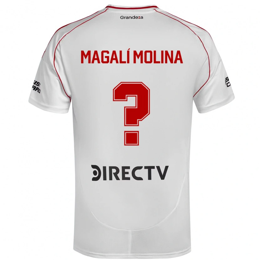 Danxen Kid Celena Magalí Molina #0 White Red Home Jersey 2025/26 T-Shirt