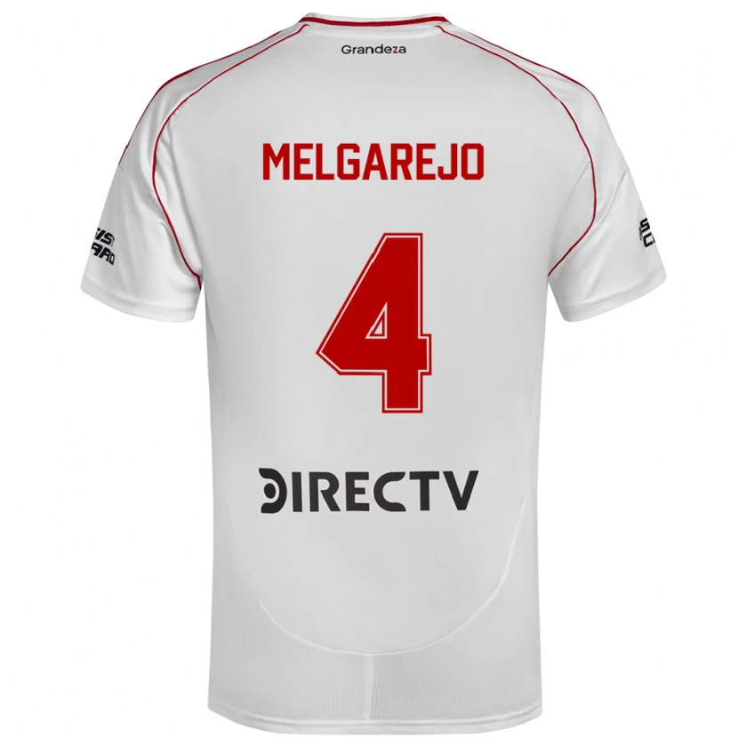 Danxen Kid Stephanie Melgarejo #4 White Red Home Jersey 2025/26 T-Shirt