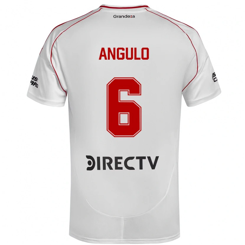 Danxen Kid Tamara Angulo #6 White Red Home Jersey 2025/26 T-Shirt