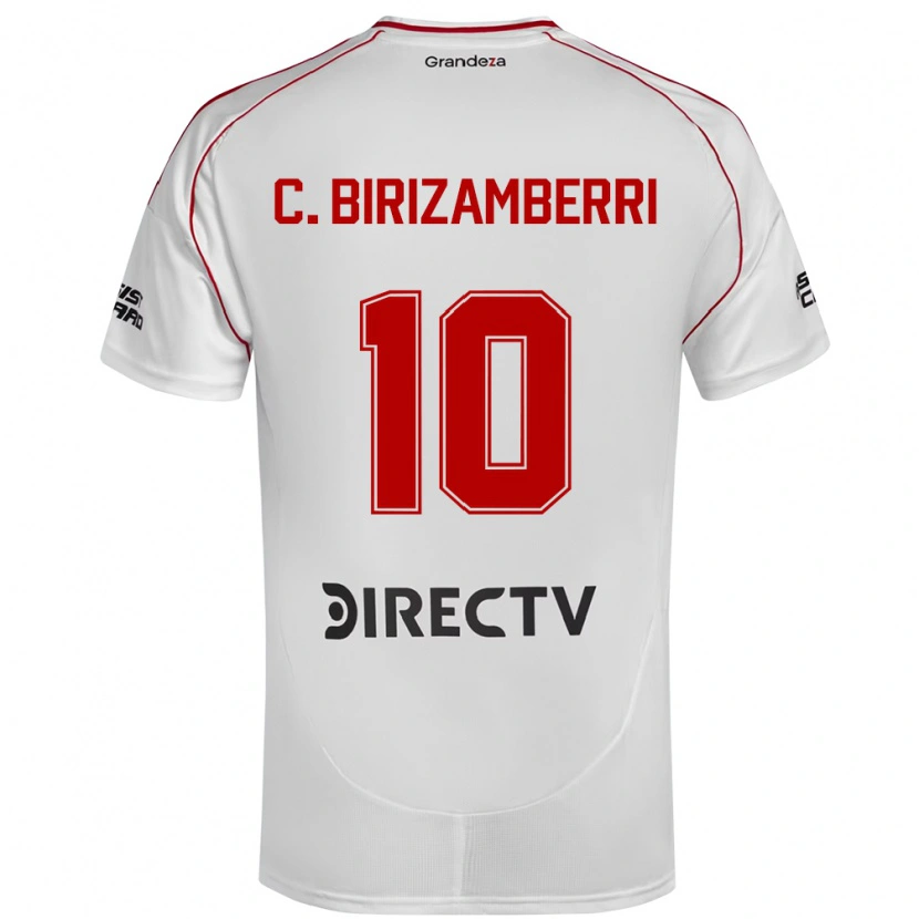 Danxen Kid Carolina Birizamberri #10 White Red Home Jersey 2025/26 T-Shirt