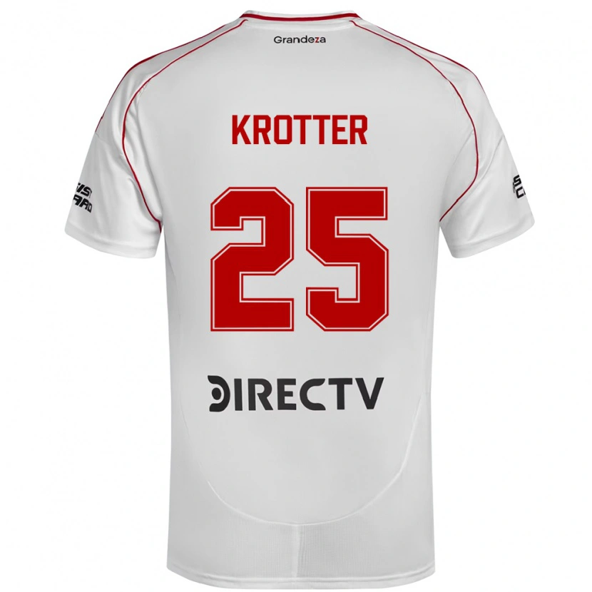 Danxen Kid Martina Krotter #25 White Red Home Jersey 2025/26 T-Shirt