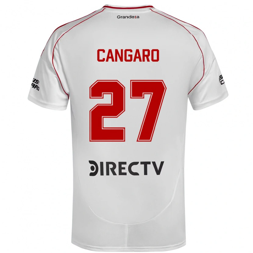 Danxen Kid Juana Cangaro #27 White Red Home Jersey 2025/26 T-Shirt