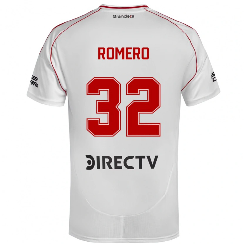 Danxen Kid Julieta Romero #32 White Red Home Jersey 2025/26 T-Shirt