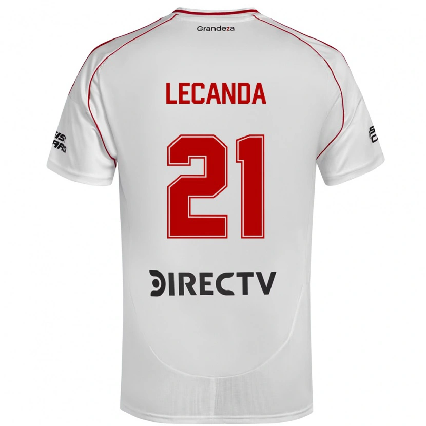 Danxen Kid Tomas Lecanda #21 White Red Home Jersey 2025/26 T-Shirt