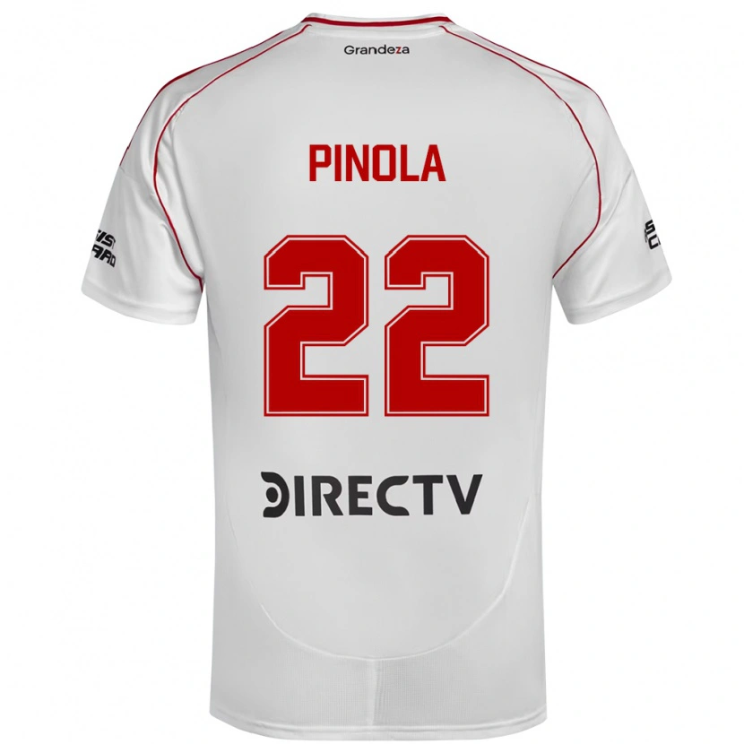 Danxen Kid Javier Pinola #22 White Red Home Jersey 2025/26 T-Shirt