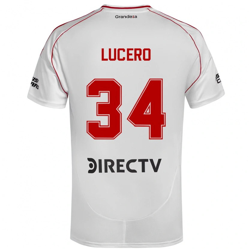 Danxen Kid Daniel Lucero #34 White Red Home Jersey 2025/26 T-Shirt